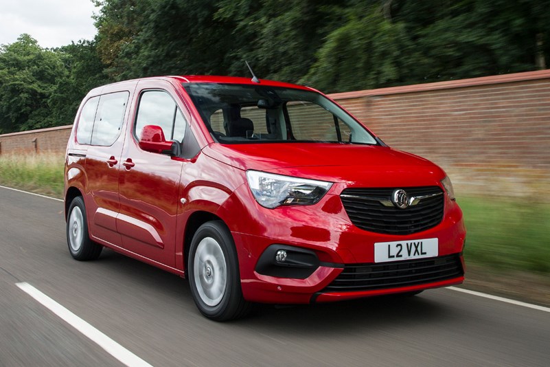 Vauxhall Combo Practicality Boot Space Dimensions Parkers