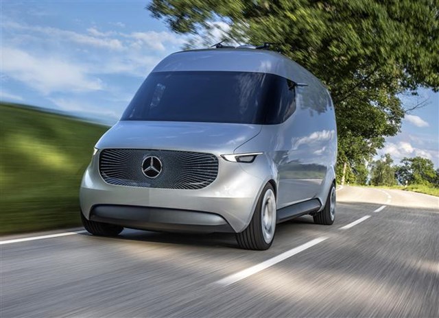 Futuristic Mercedes Benz Vision Van Concept At CES 2017 Parkers