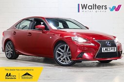 Lexus IS Saloon (13-20) 300h F-Sport 4d CVT Auto For Sale - Walters Motor Group Loddon, Loddon