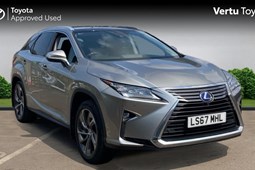 Lexus RX SUV (16-22) 450h 3.5 Premier (Sunroof) 5d CVT Auto For Sale - Vertu Toyota Leicester, Leicester