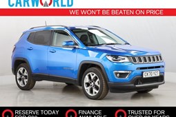 Jeep Compass SUV (17 on) Limited 1.4 MultiAir II 140hp 4x2 5d For Sale - Carworld Superstore, Peterborough