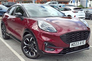 Ford Puma SUV (19 on) 1.0 EcoBoost Vivid Ruby Edition 5dr DCT For Sale - Evans Halshaw Ford Altrincham, Altrincham