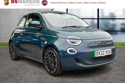 Fiat 500 Electric Convertible (20 on) 87kW La Prima 37.8kWh 2dr Auto 2d For Sale - B S Marson & Sons, Newcastle under Lyme