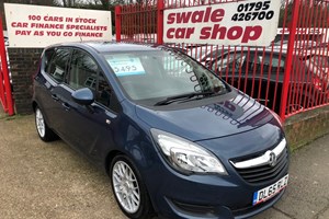 Vauxhall Meriva (10-17) 1.4i 16V Exclusiv (11/13-) 5d For Sale - Swale Car Shop, Sittingbourne