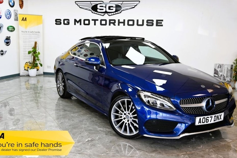 Mercedes-Benz C-Class Coupe (15-23) C220d AMG Line Premium 2d Auto For Sale - SG MOTORHOUSE LTD, Hoddesdon