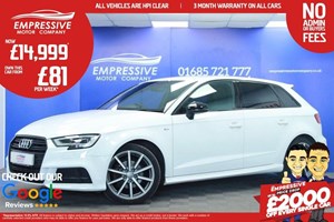 Audi A3 Sportback (13-20) Black Edition 1.6 TDI 116PS S Tronic auto 5d For Sale - Empressive Motor Company, Merthyr Tydfil