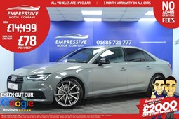 Audi A4 Saloon (15-24) Black Edition 1.4 TFSI 150PS 4d For Sale - Empressive Motor Company, Merthyr Tydfil