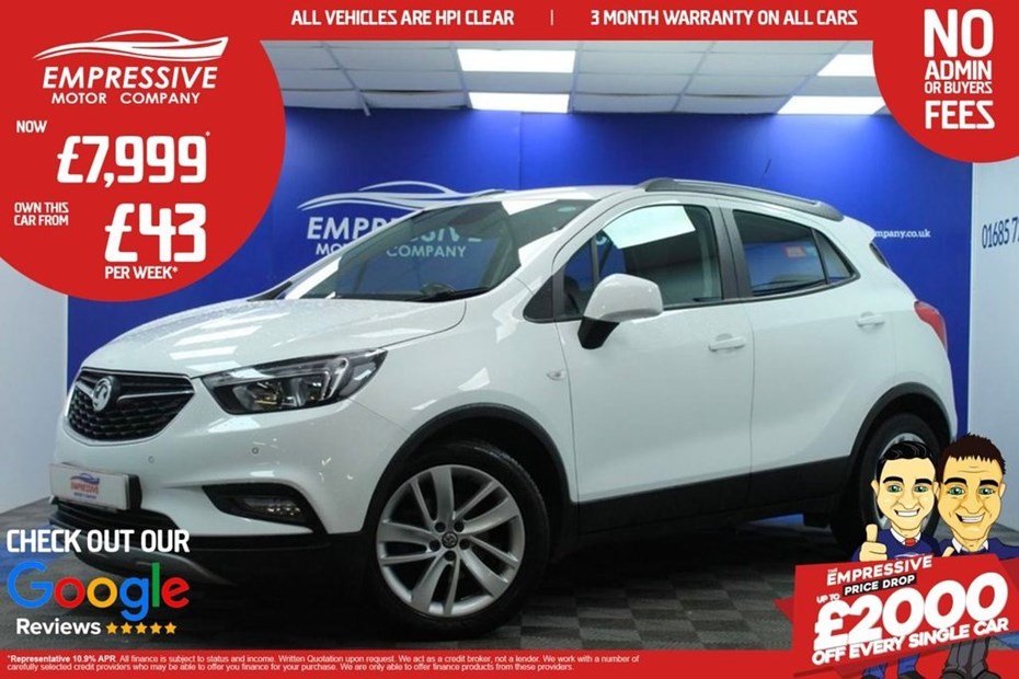 Vauxhall Mokka X (16-19) Active 1.4i Turbo (140PS) S/S Ecotec FWD 5d For Sale - Empressive Motor Company, Merthyr Tydfil