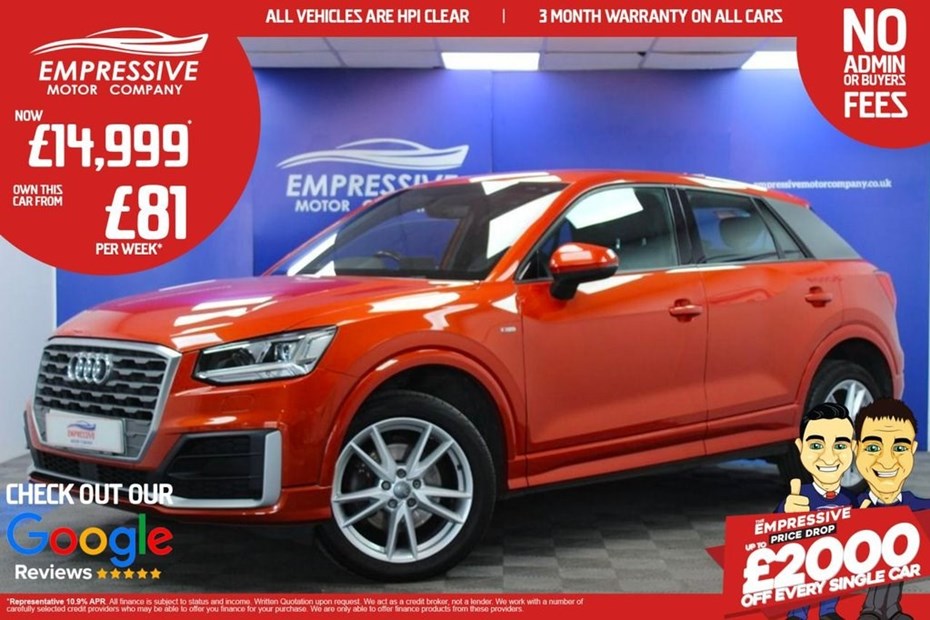 Audi Q2 SUV (16 on) S Line 1.6 TDI 115PS 5d For Sale - Empressive Motor Company, Merthyr Tydfil