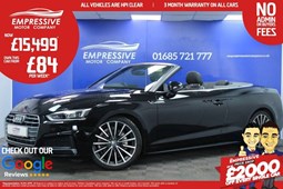 Audi A5 Cabriolet (17-22) S Line 40 TDI 190PS S Tronic auto 2d For Sale - Empressive Motor Company, Merthyr Tydfil