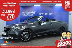 Mercedes-Benz E-Class Cabriolet (10-17) E350d AMG Line Edition 2d 9G-Tronic For Sale - Empressive Motor Company, Merthyr Tydfil
