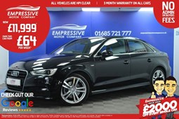 Audi A3 Saloon (13-20) 2.0 TDI (184bhp) S Line (Nav) 4d For Sale - Empressive Motor Company, Merthyr Tydfil