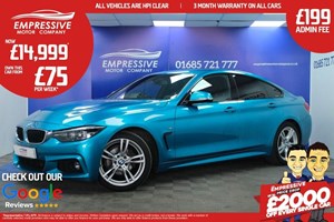 BMW 4-Series Gran Coupe (14-21) 420i M Sport (Professional Media) 5d For Sale - Empressive Motor Company, Merthyr Tydfil