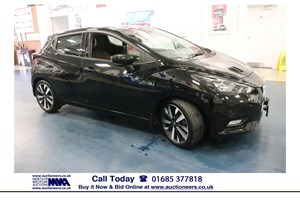 Nissan Micra Hatchback (17-22) 1.0 IG-T 92 Tekna 5dr For Sale - Merthyr Motor Auctions, Merthyr Tydfil