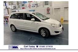 Vauxhall Zafira (05-14) 1.9 CDTi Design (120ps) 5d (Euro 4) For Sale - Merthyr Motor Auctions, Merthyr Tydfil