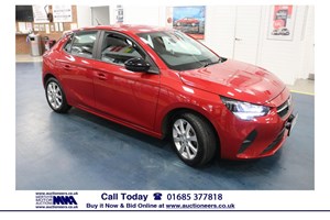 Vauxhall Corsa Hatchback (20 on) 1.2 Design 5dr For Sale - Merthyr Motor Auctions, Merthyr Tydfil