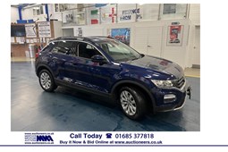 Volkswagen T-Roc SUV (17 on) SE 1.0 TSI 115PS 5d For Sale - Merthyr Motor Auctions, Merthyr Tydfil