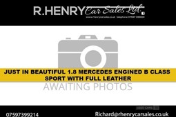 Mercedes-Benz B-Class (12-19) B180 CDI BlueEFFICIENCY Sport 5d For Sale - R Henry Car Sales LTD, Comber