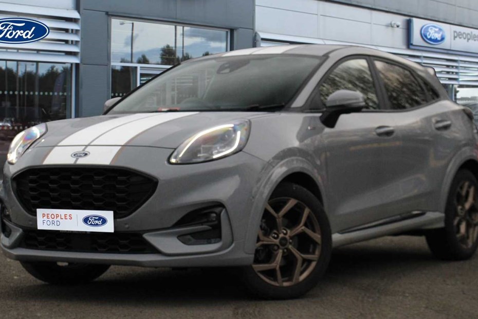 Ford Puma SUV (19 on) 1.0 EcoBoost Hybrid mHEV 155 ST-Line X Gold Ed 5dr For Sale - Peoples Ford Livingston, Livingston