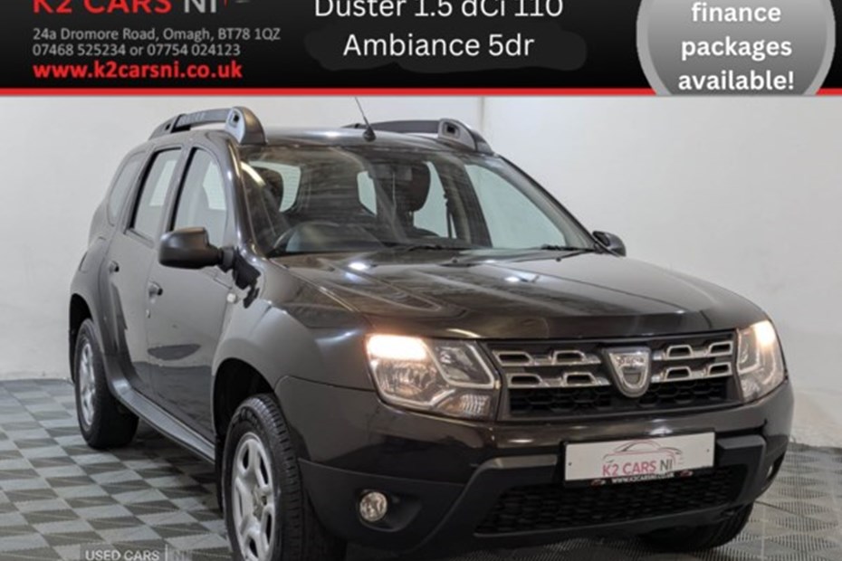 Dacia Duster Estate (13-18) 1.5 dCi (110bhp) Ambiance (09/14-) 5d For Sale - K2 Cars Omagh (NI) Ltd, Omagh