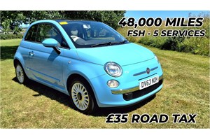 Fiat 500 Hatchback (08-24) 1.2 Lounge (Start Stop) 3d For Sale - Mark Evans Car Sales, St Agnes