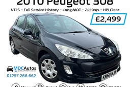 Peugeot 308 Hatchback (07-13) 1.4 VTi (98bhp) S 5d For Sale - MDC Autos, Chorley