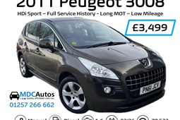 Peugeot 3008 (09-16) 1.6 HDi (112bhp) Sport 5d For Sale - MDC Autos, Chorley