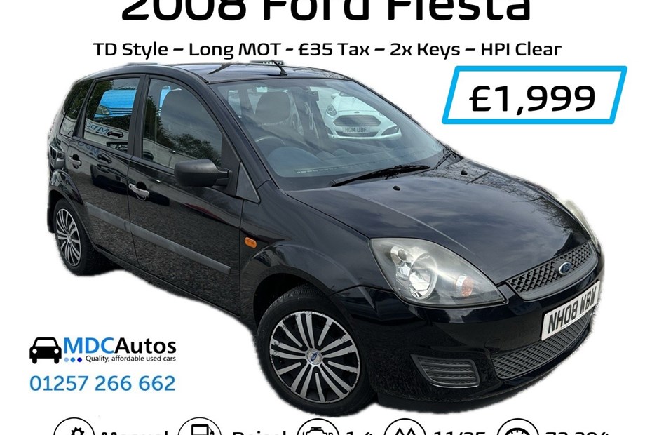 Ford Fiesta (02-08) 1.4 TDCi Style 5d (05) For Sale - Motoring Made Easy T/A MDC Autos, Chorley