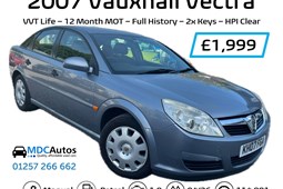 Vauxhall Vectra Hatchback (05-08) 1.8i VVT Life 5d For Sale - Motoring Made Easy T/A MDC Autos, Chorley