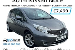 Nissan Note (13-17) 1.2 DiG-S Acenta Premium (Safety Pack) 5d Auto For Sale - Motoring Made Easy T/A MDC Autos, Chorley