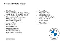 BMW 3-Series Saloon (19 on) 320i M Sport auto 4d For Sale - BMW Bavarian, Belfast