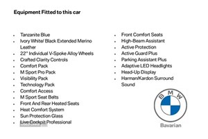 BMW X5 4x4 (18 on) xDrive30d MHT M Sport Auto 5d For Sale - BMW Bavarian, Belfast