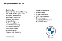 BMW X3 SUV (17-24) xDrive20d MHT M Sport 5dr Step Auto For Sale - BMW Bavarian, Belfast