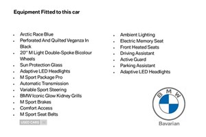 BMW X3 SUV (24 on) xDrive20 M Sport 5dr Step Auto For Sale - BMW Bavarian, Belfast