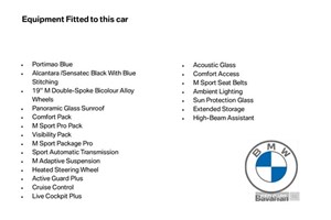 BMW 330e Hybrid (19 on) 330e M Sport 5dr Step Auto For Sale - BMW Bavarian, Belfast