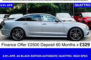 Audi A6 Saloon (11-18) 2.0 TDI Quattro Black Edition 4d S Tronic For Sale - Beech Motor Company, Congleton