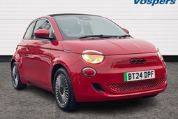 Fiat 500 Electric Convertible (20 on) 87kW Red 42kWh 2dr Auto For Sale - Vospers Approved Used Torquay, Torquay