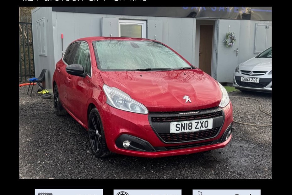 Peugeot 208 Hatchback (12-19) 1.2 PureTech (110bhp) GT Line 5d For Sale - Joseph David Simm Ltd, Bebside Blyth