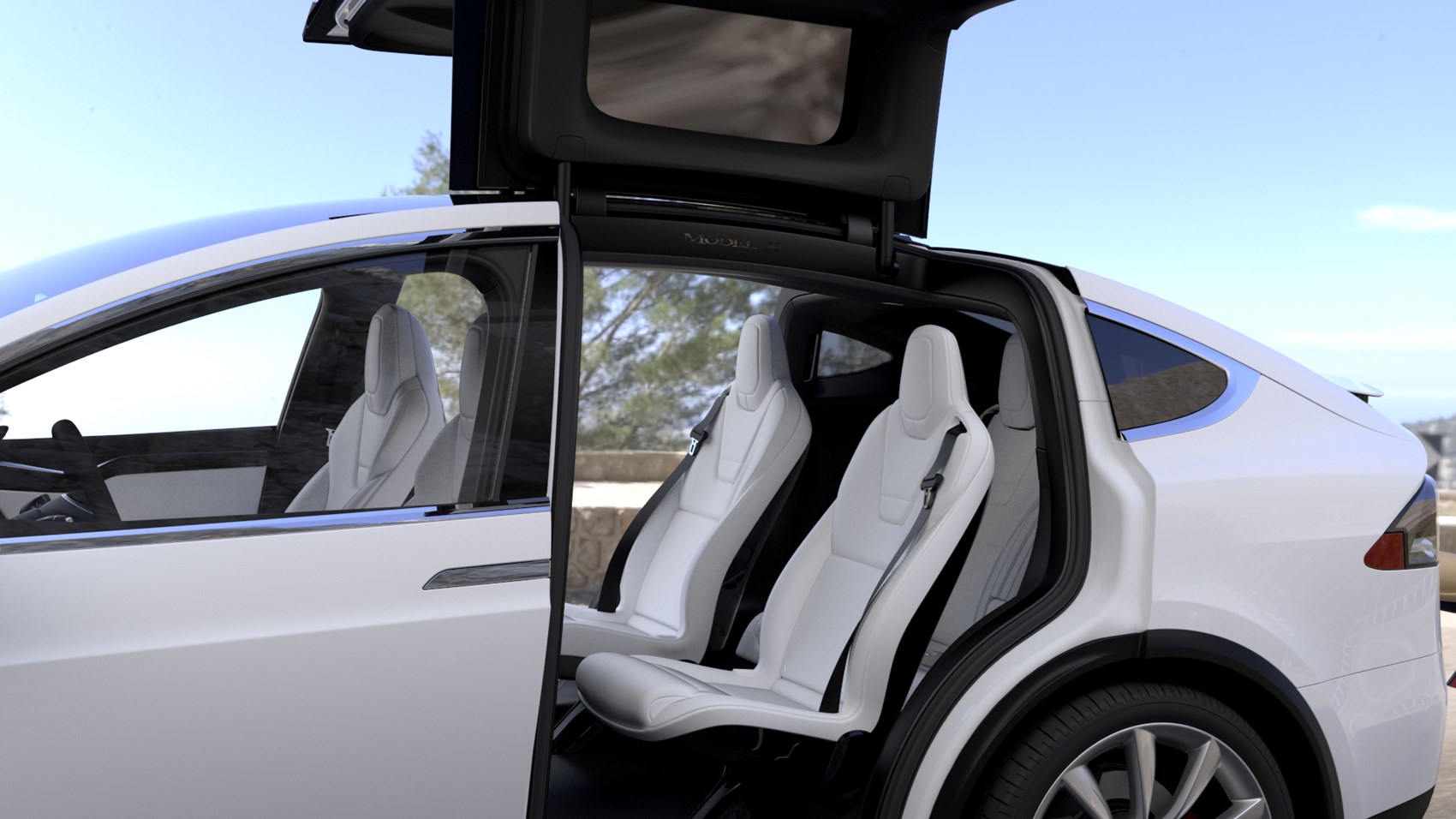 Tesla Model X 2020 Practicality Boot Space Dimensions