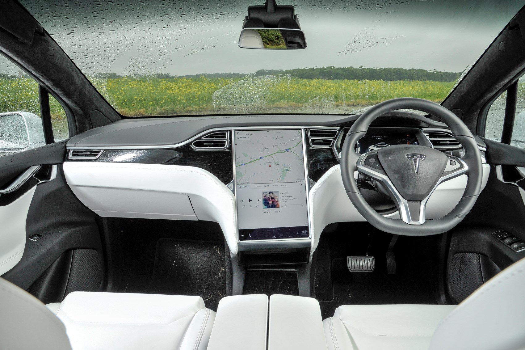 Tesla Model X 2020 Interior Layout Dashboard