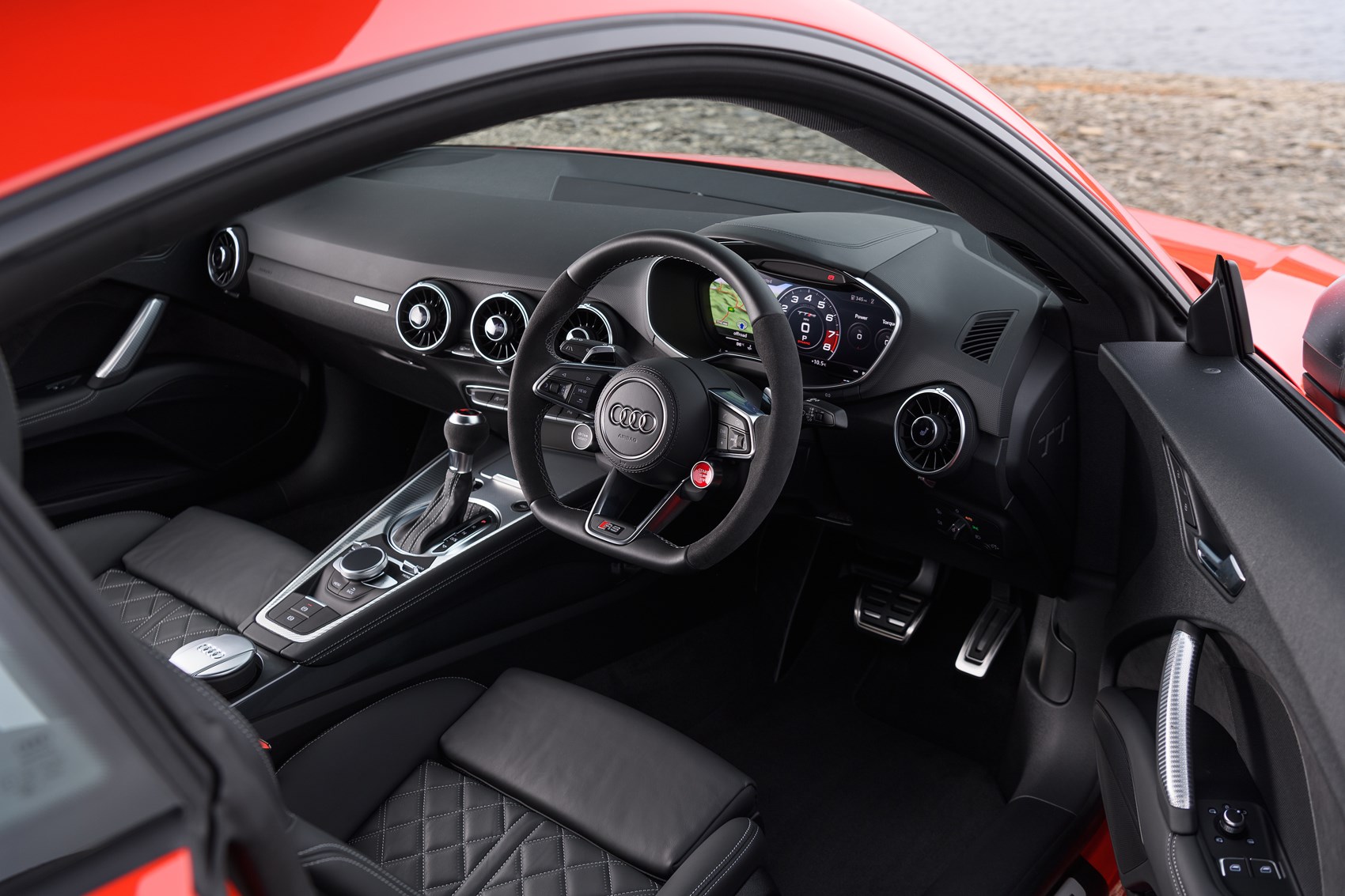 Audi Tt Rs Coupe Review 2016 Parkers Audi 2016 Ttrs Coupe Interior Detail