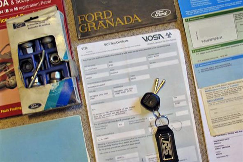 Used car documents checklist Parkers