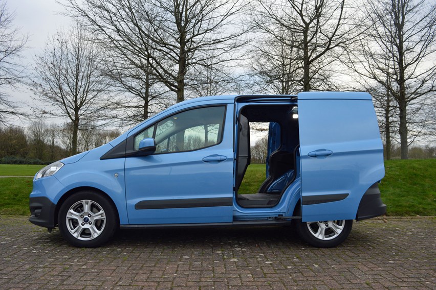 Ford Transit Courier van dimensions (2014on), capacity