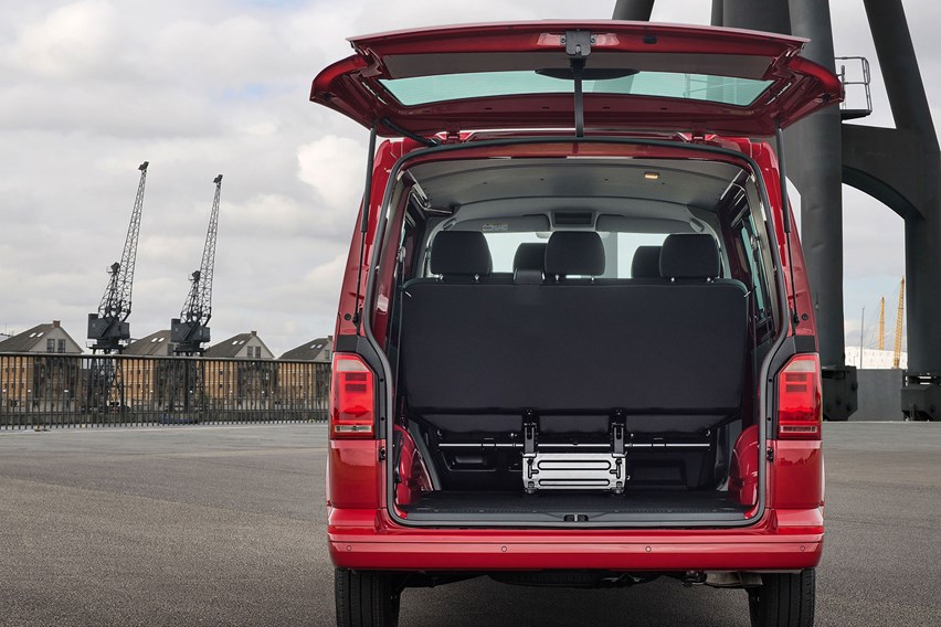 Volkswagen Transporter van dimensions (2015on), capacity, payload, volume, towing Parkers