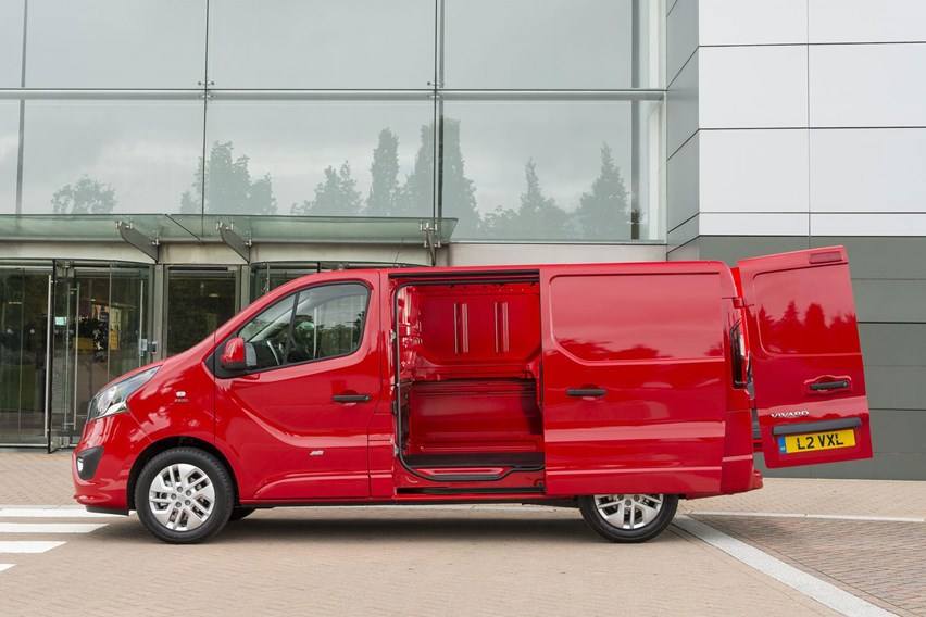 Vauxhall Vivaro van dimensions (2014on), capacity, payload, volume