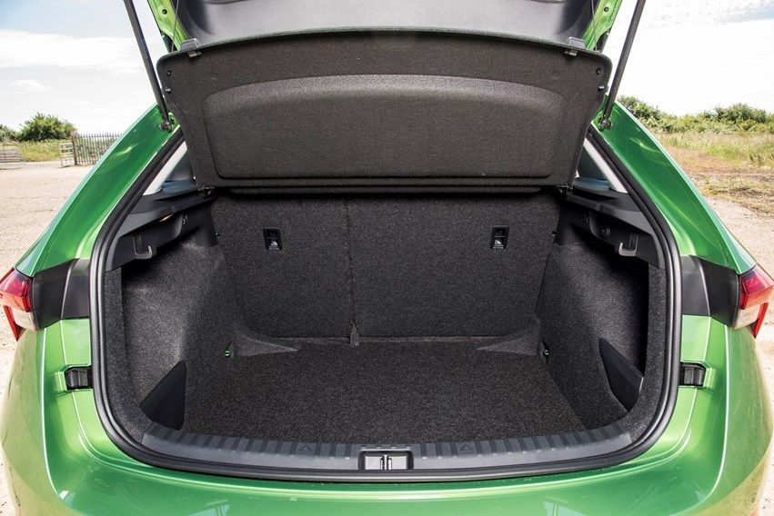 Skoda Scala 2021 Practicality Boot Space Dimensions Parkers