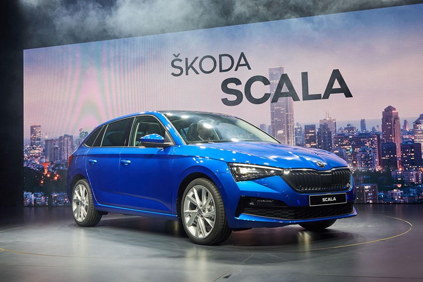 Skoda Scala 2021 Practicality Boot Space Dimensions Parkers