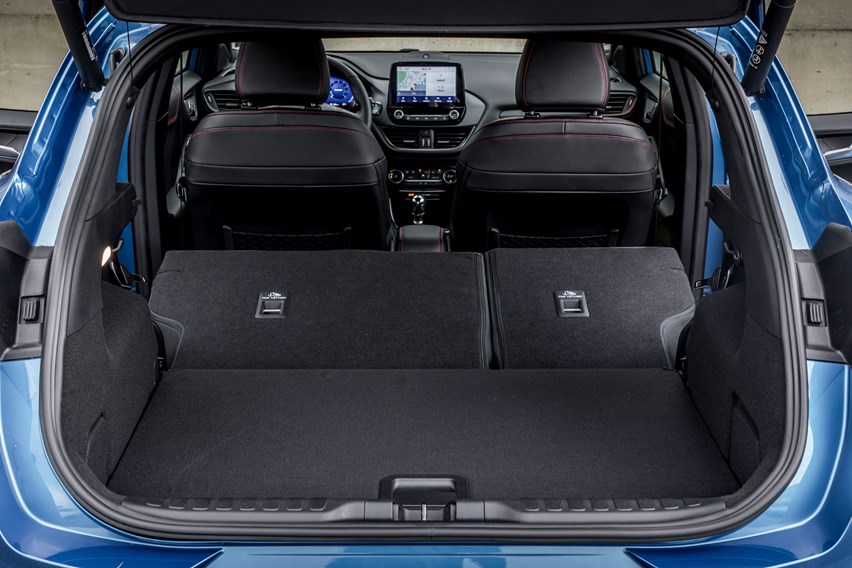 ford puma hybrid boot space