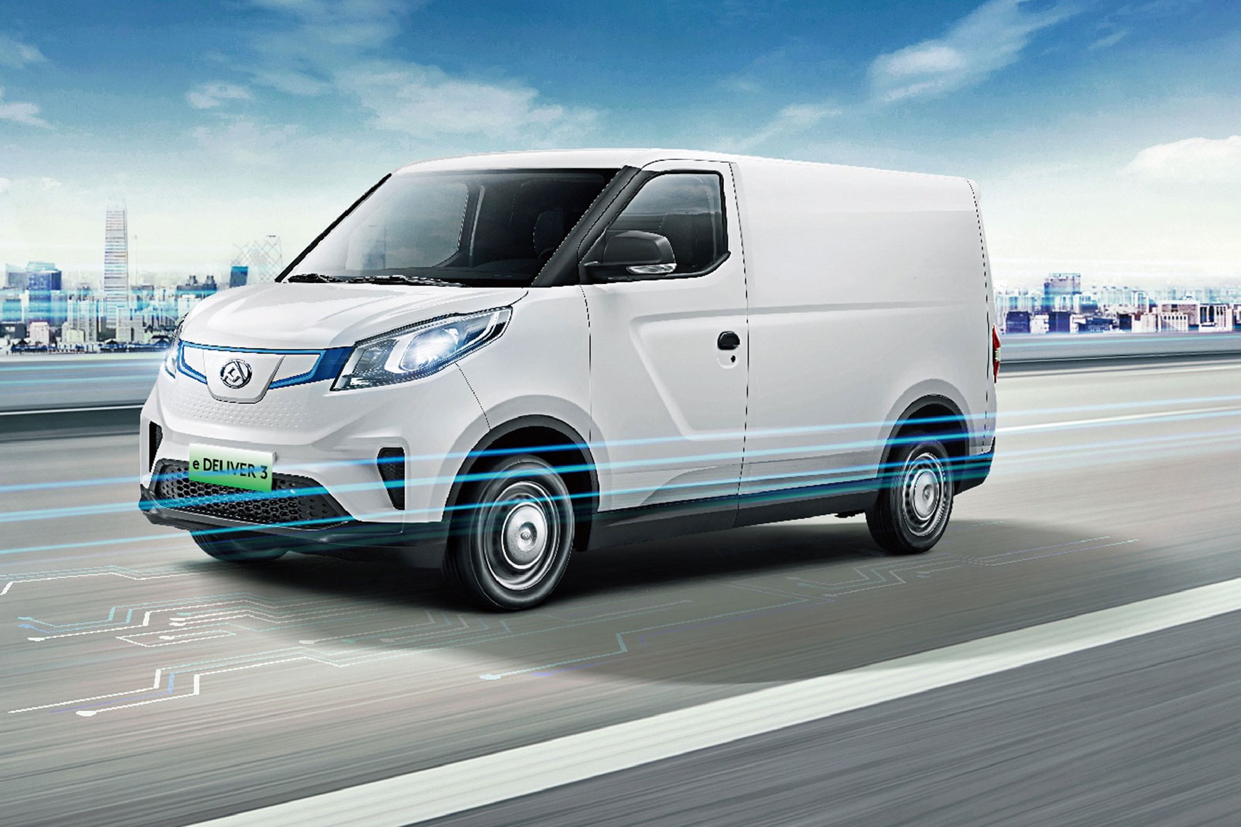New Maxus e Deliver 3 is a purposebuilt electric van with 200mile