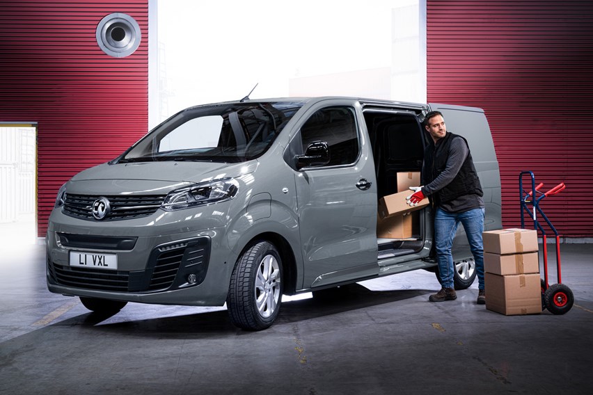 Vauxhall Vivaroe electric van dimensions (2020on), capacity, payload